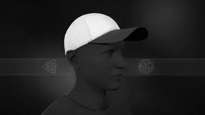 Black And White Basketball Hat 