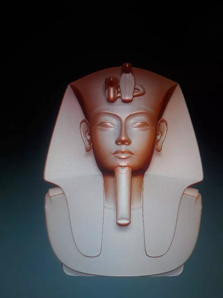 king Tutankhamun 3D model_0