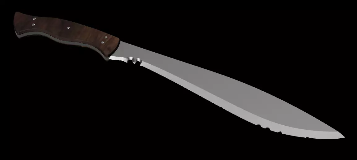 The Last of Us Part II - Ellie machete for cosplay 3D print model_0