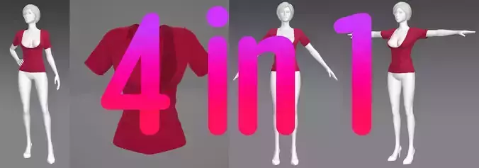 Woman Clothing 4 in 1 set80