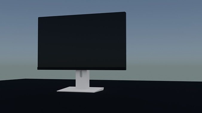 Monitor for the blender 3D model
