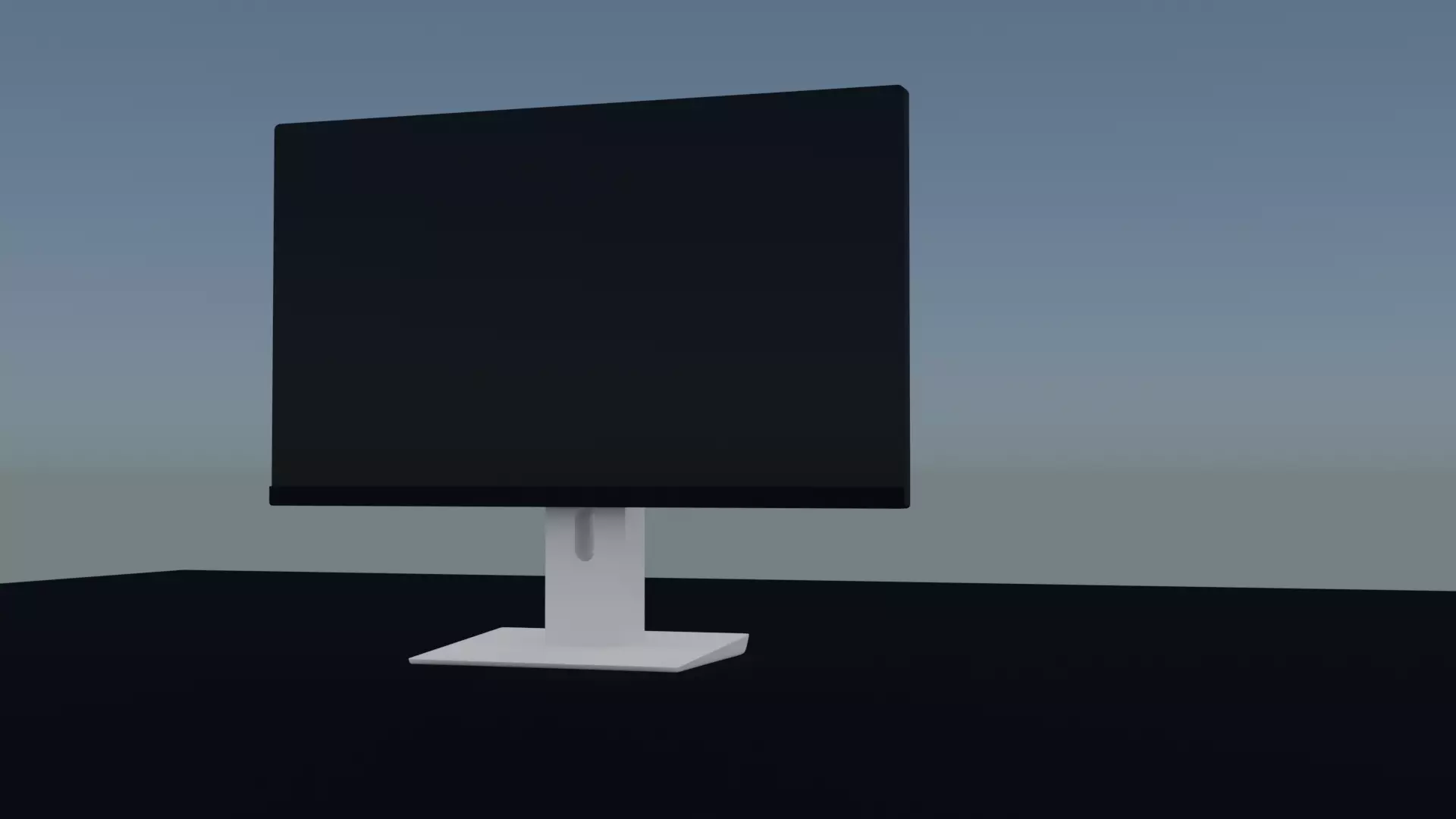 Monitor for the blender 3D model_0