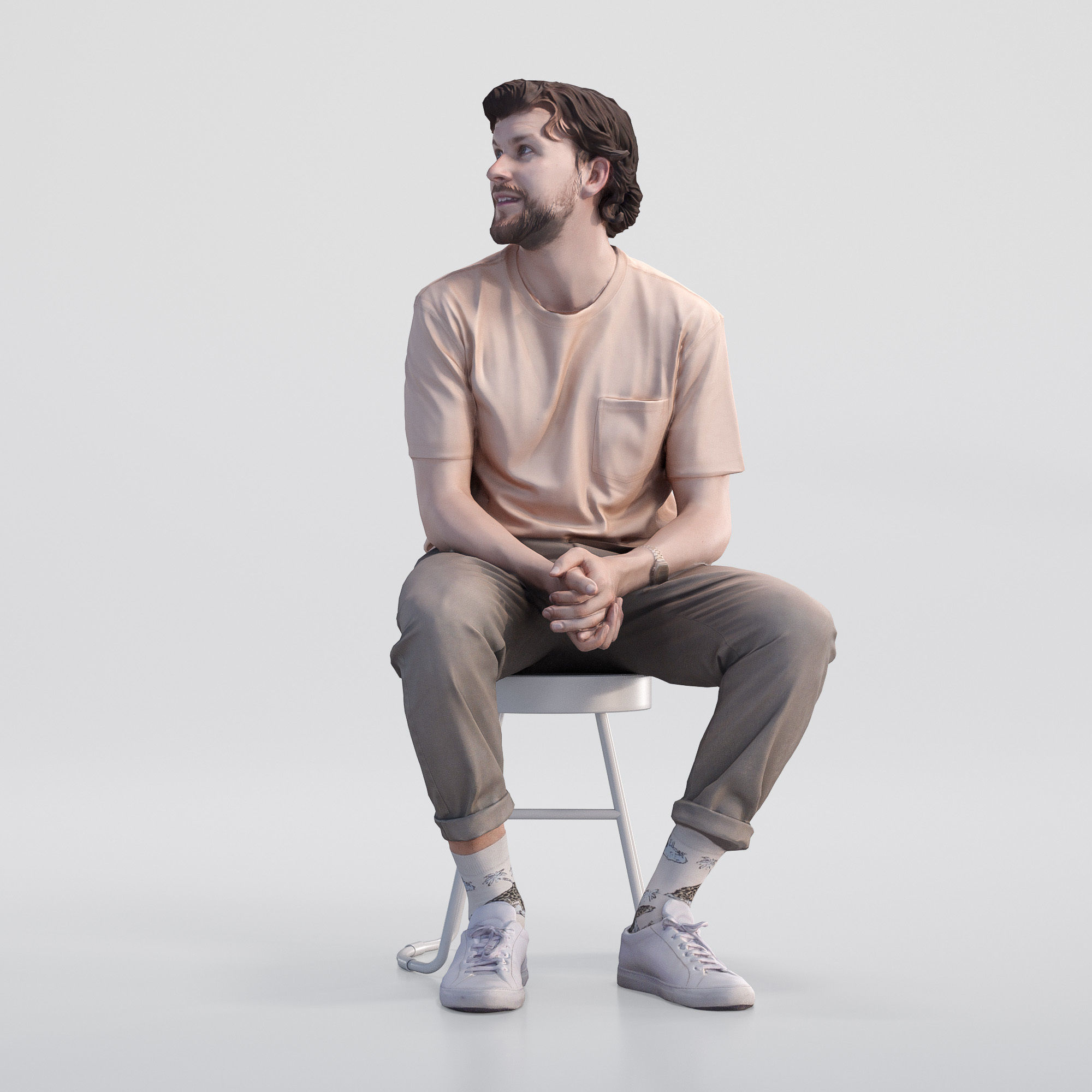 Bundle Casual 004 3D model_19