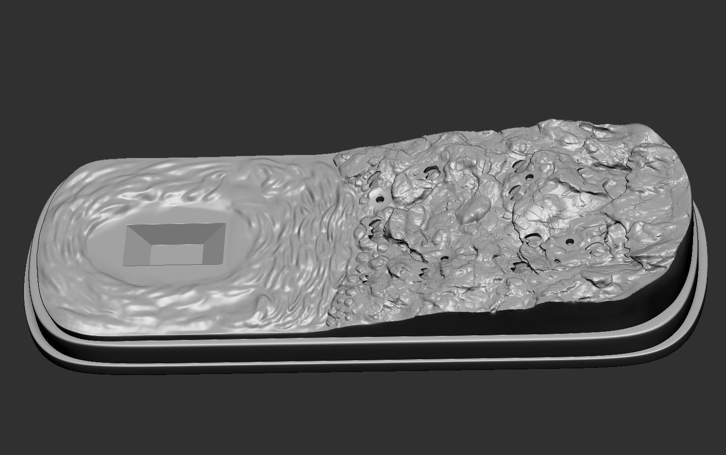 Crocodile attack Deer 3D print model_19