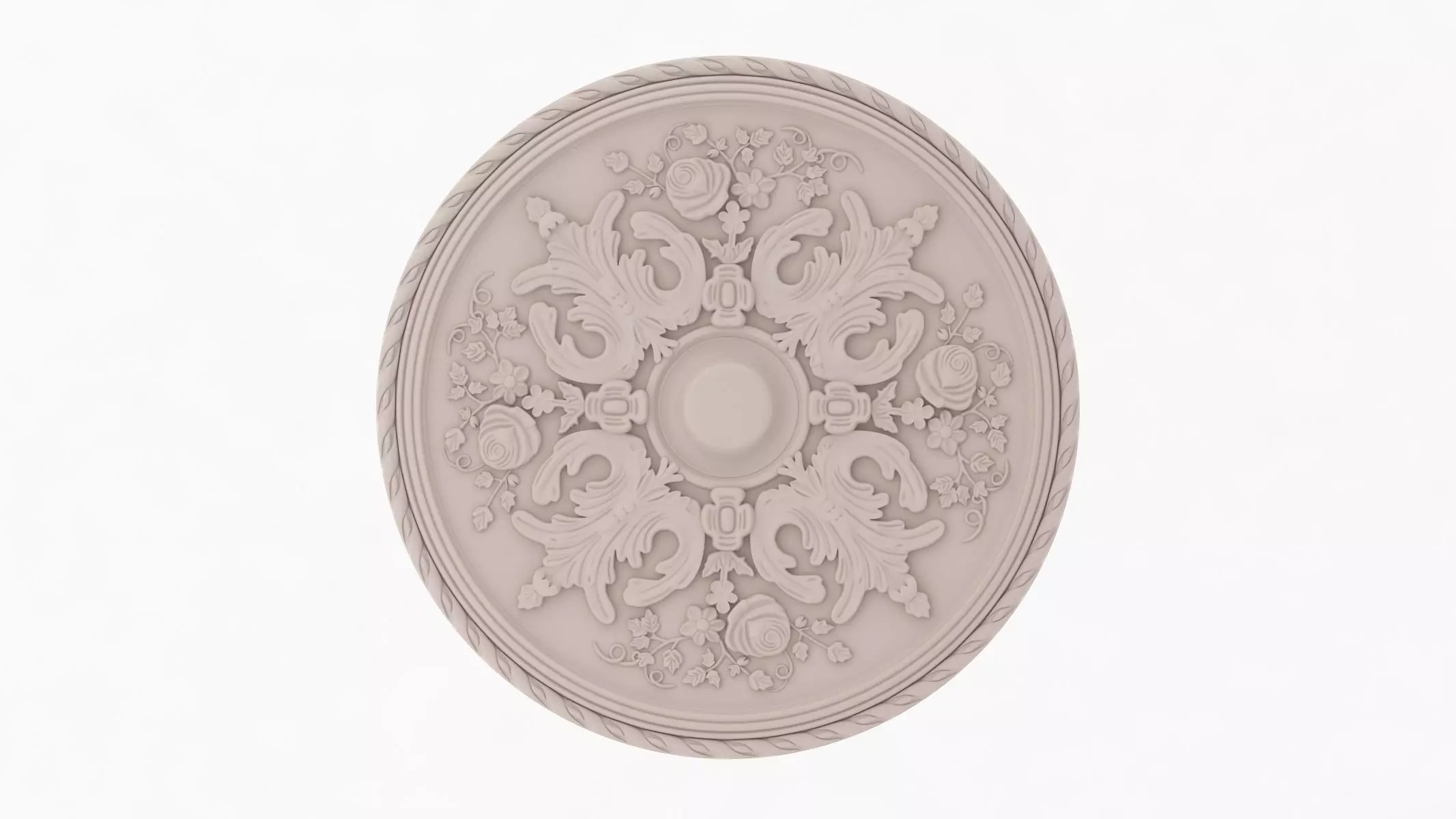 Classic Ceiling Medallion 36 3D model_0