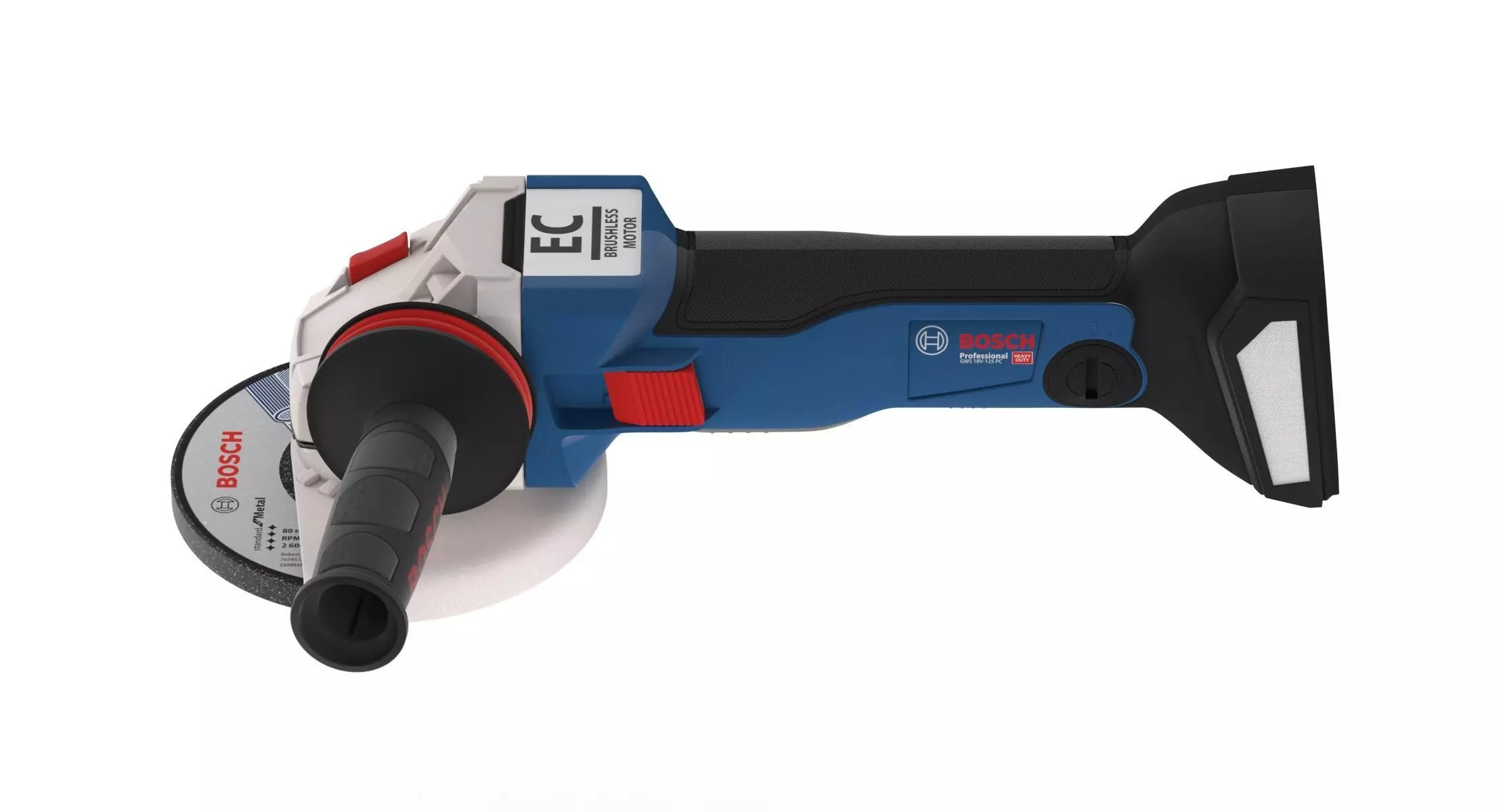 Cordless Angle Grinder GWS 3D model_0