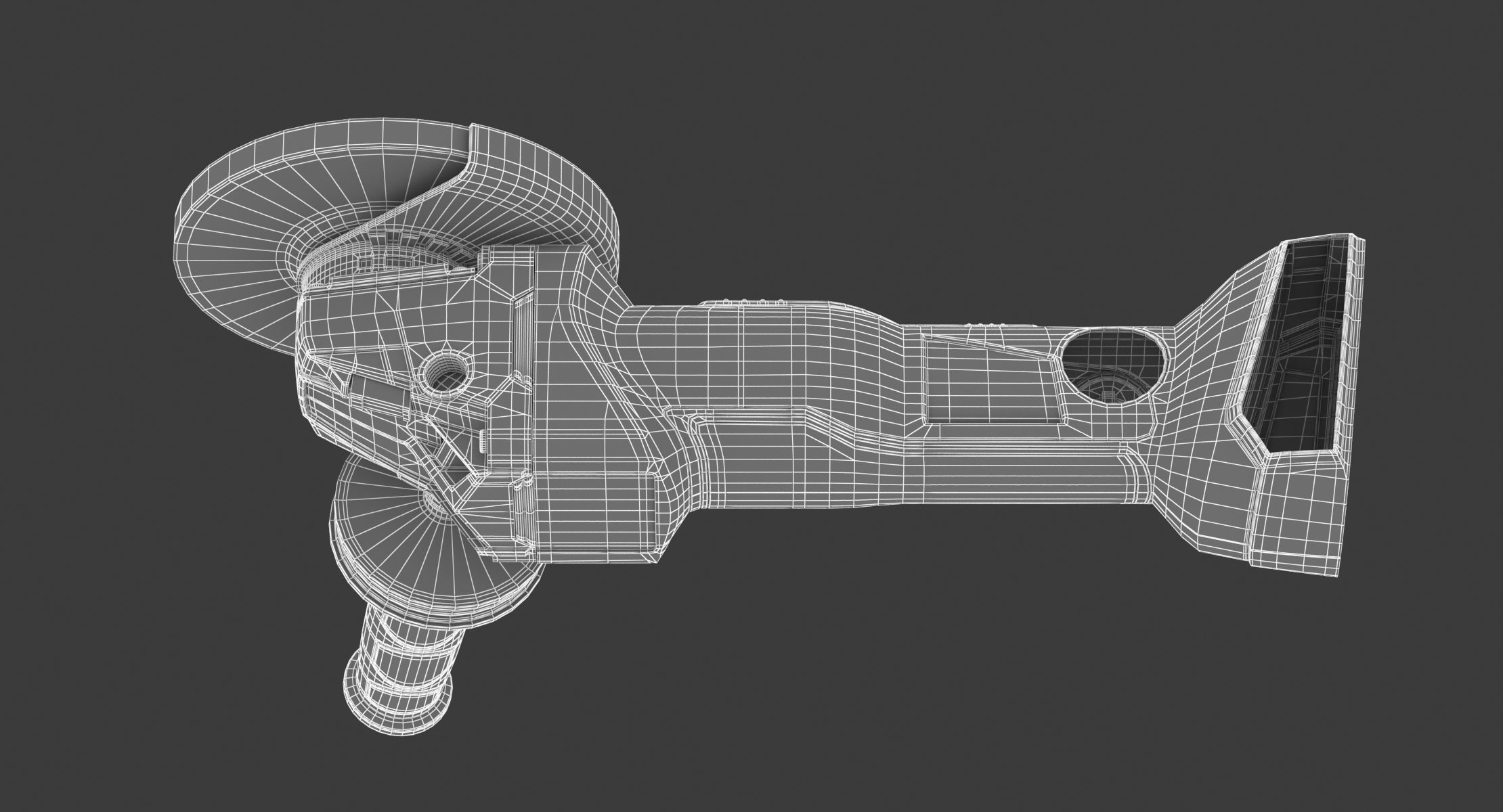 Cordless Angle Grinder GWS 3D model_17