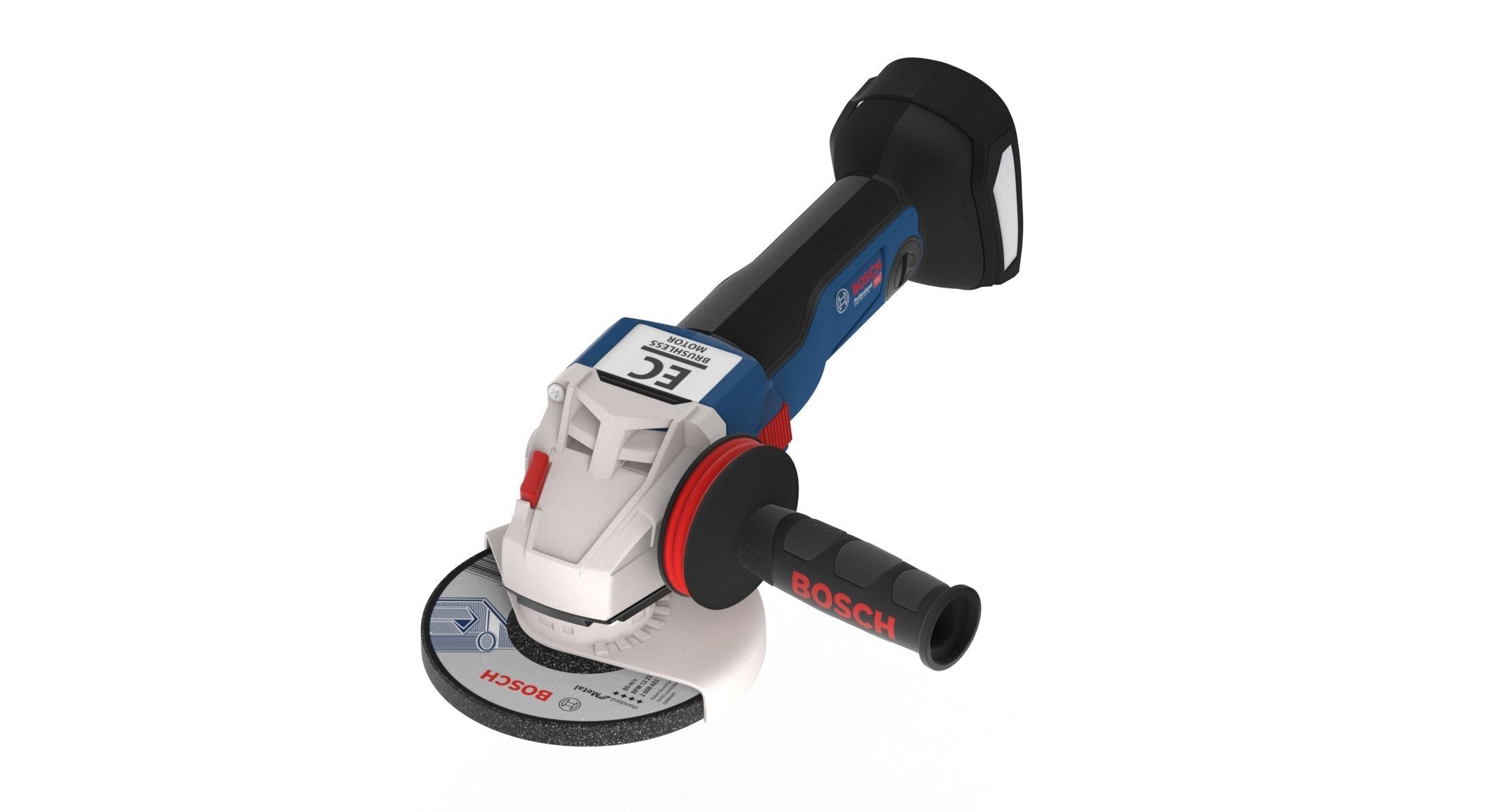 Cordless Angle Grinder GWS 3D model_1