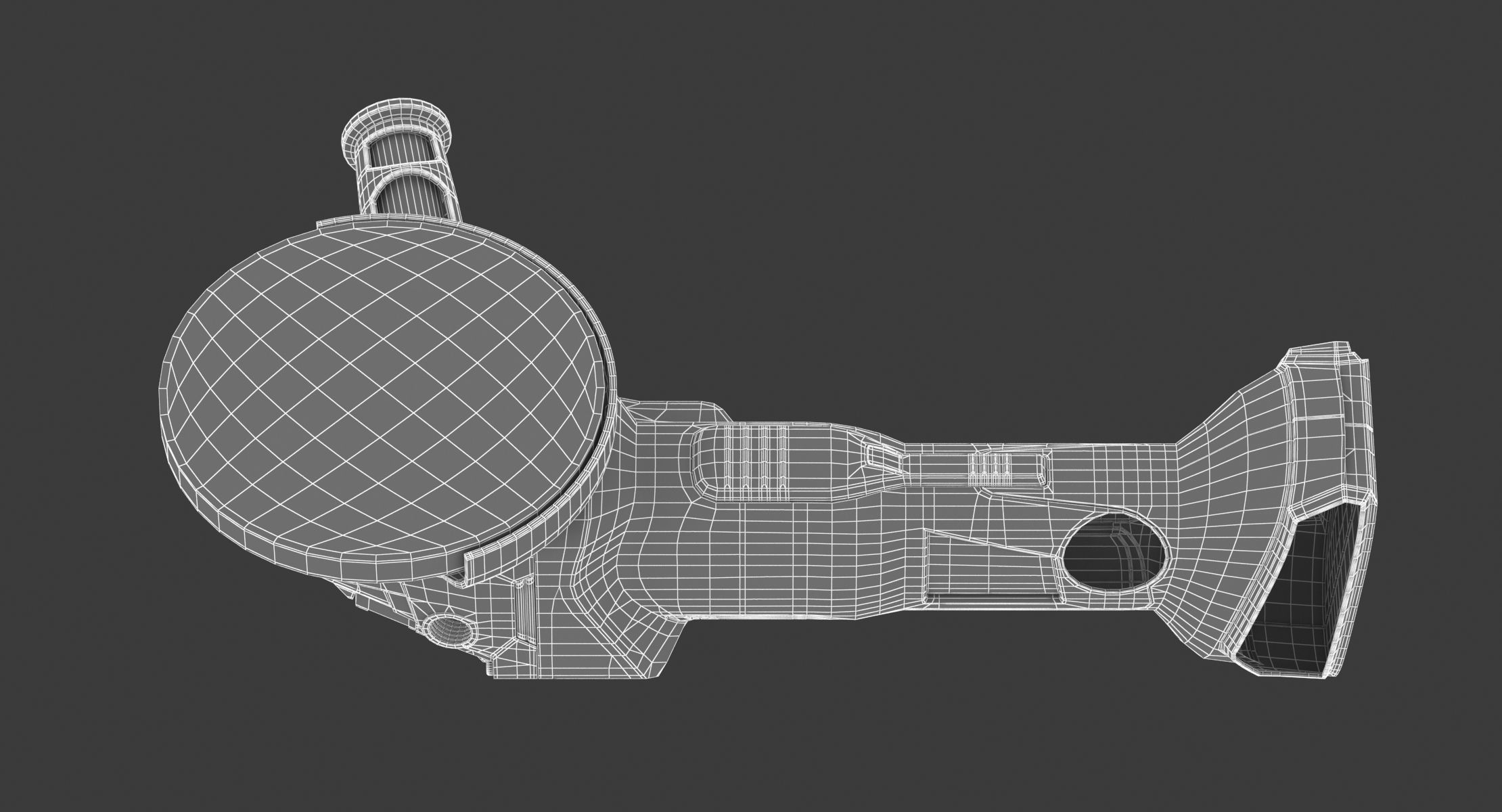 Cordless Angle Grinder GWS 3D model_16