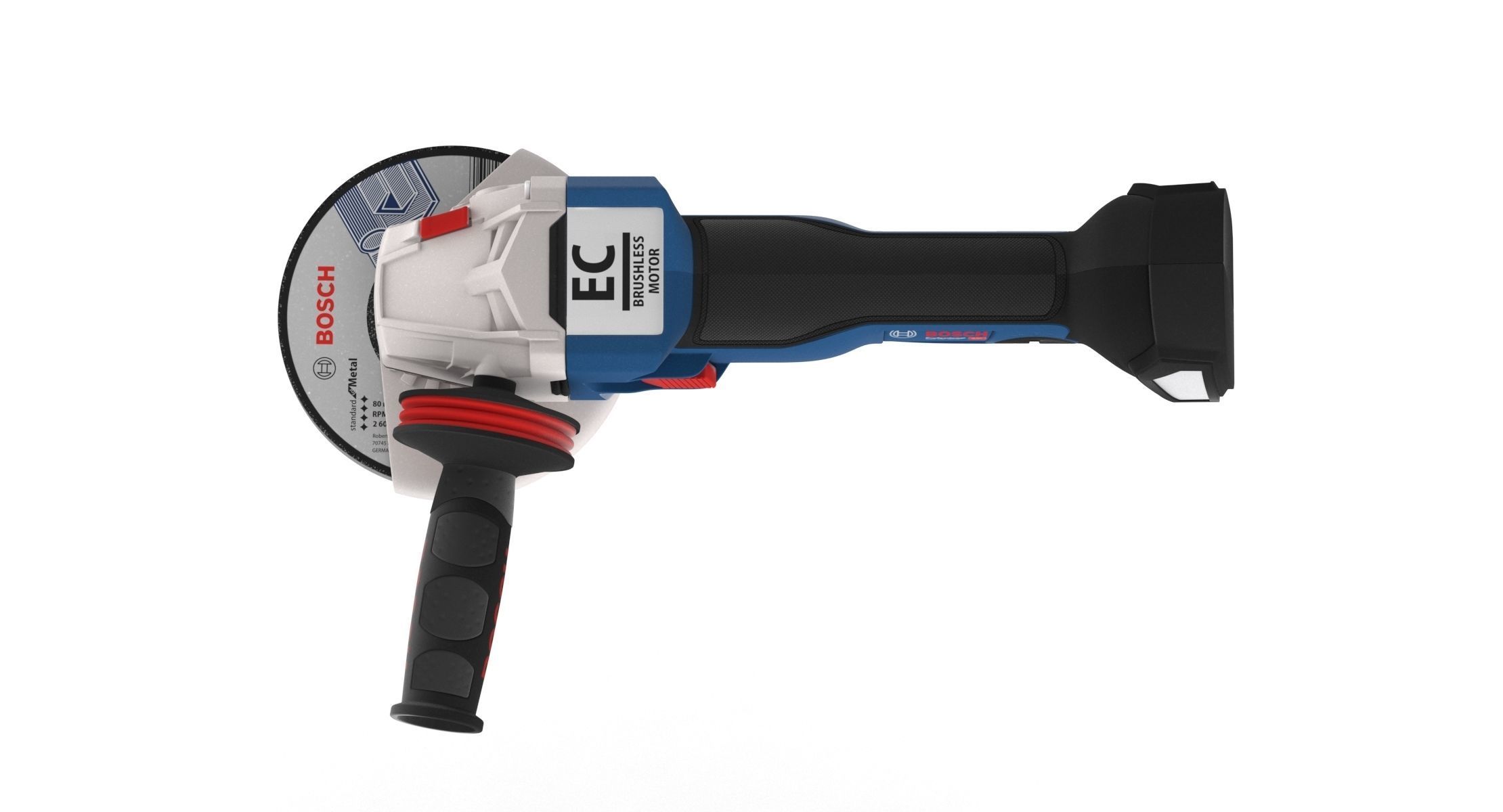 Cordless Angle Grinder GWS 3D model_8