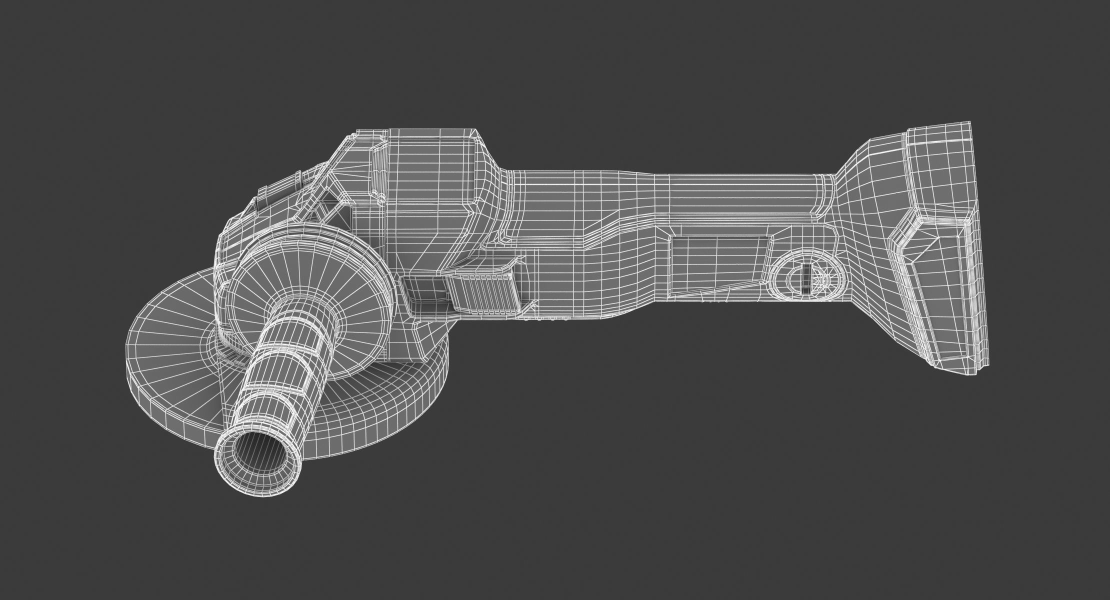 Cordless Angle Grinder GWS 3D model_10