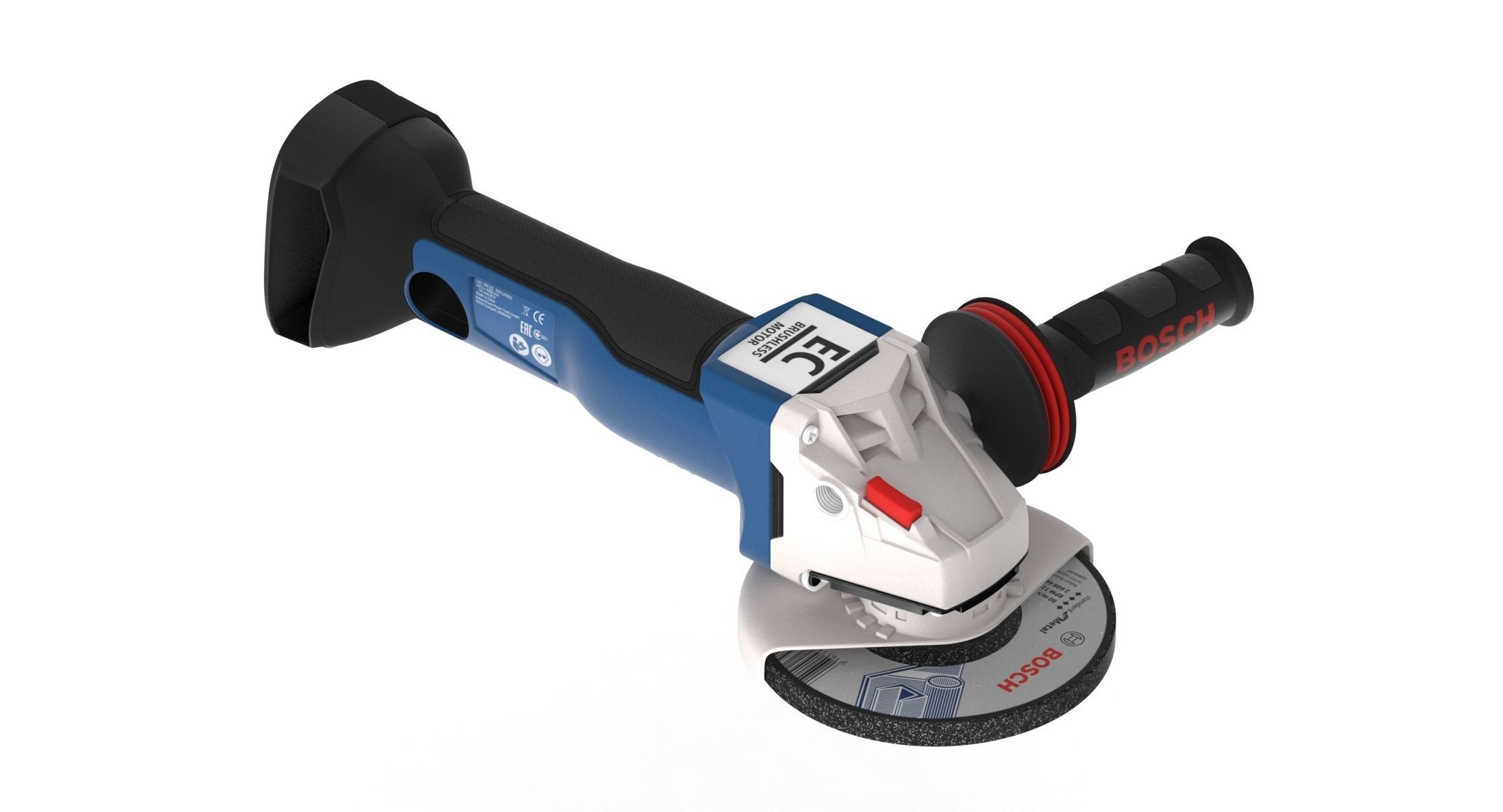 Cordless Angle Grinder GWS 3D model_2