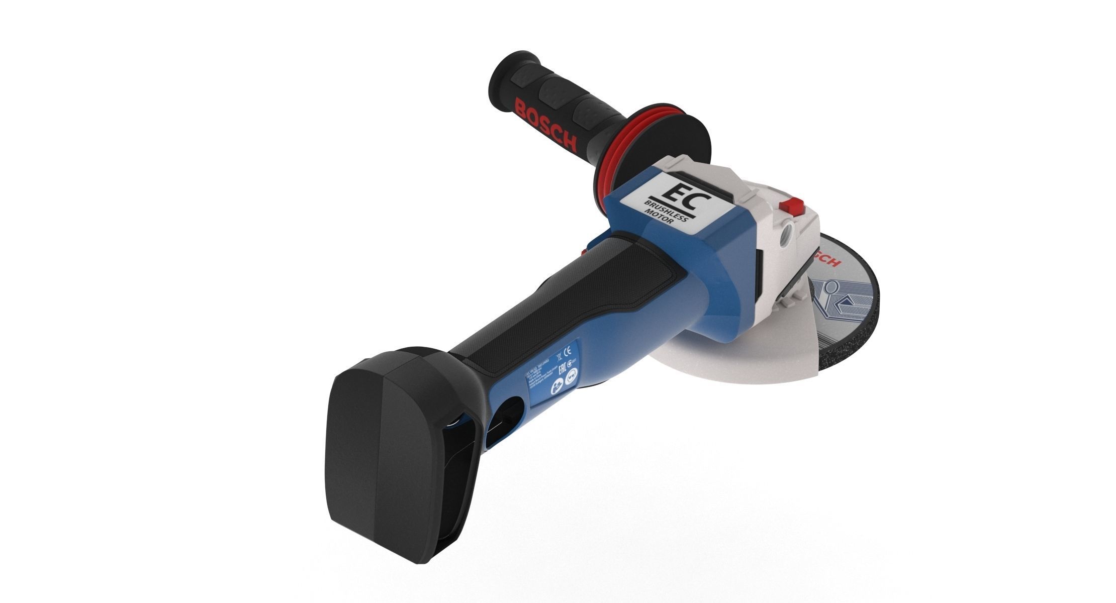Cordless Angle Grinder GWS 3D model_3