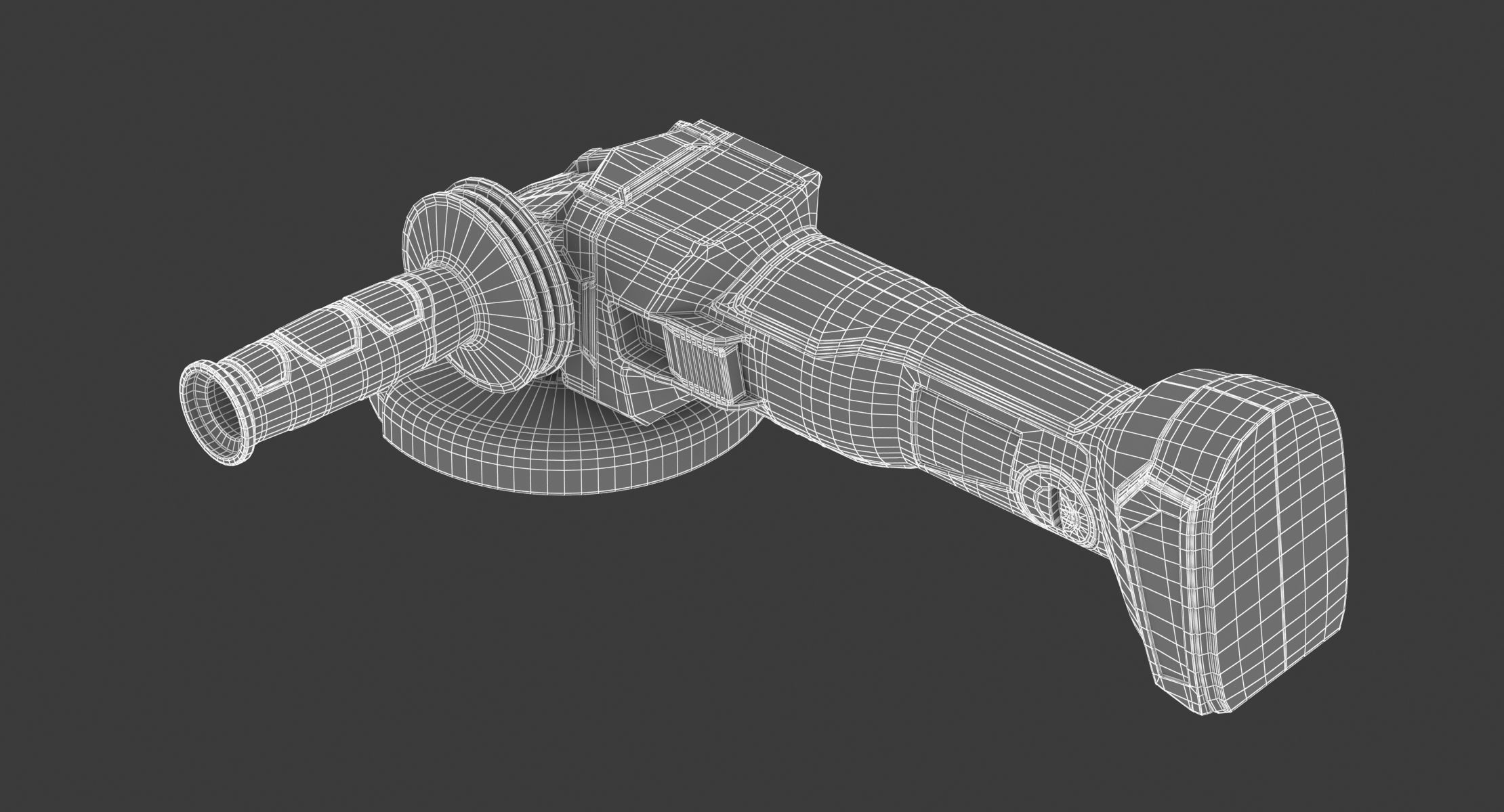 Cordless Angle Grinder GWS 3D model_14