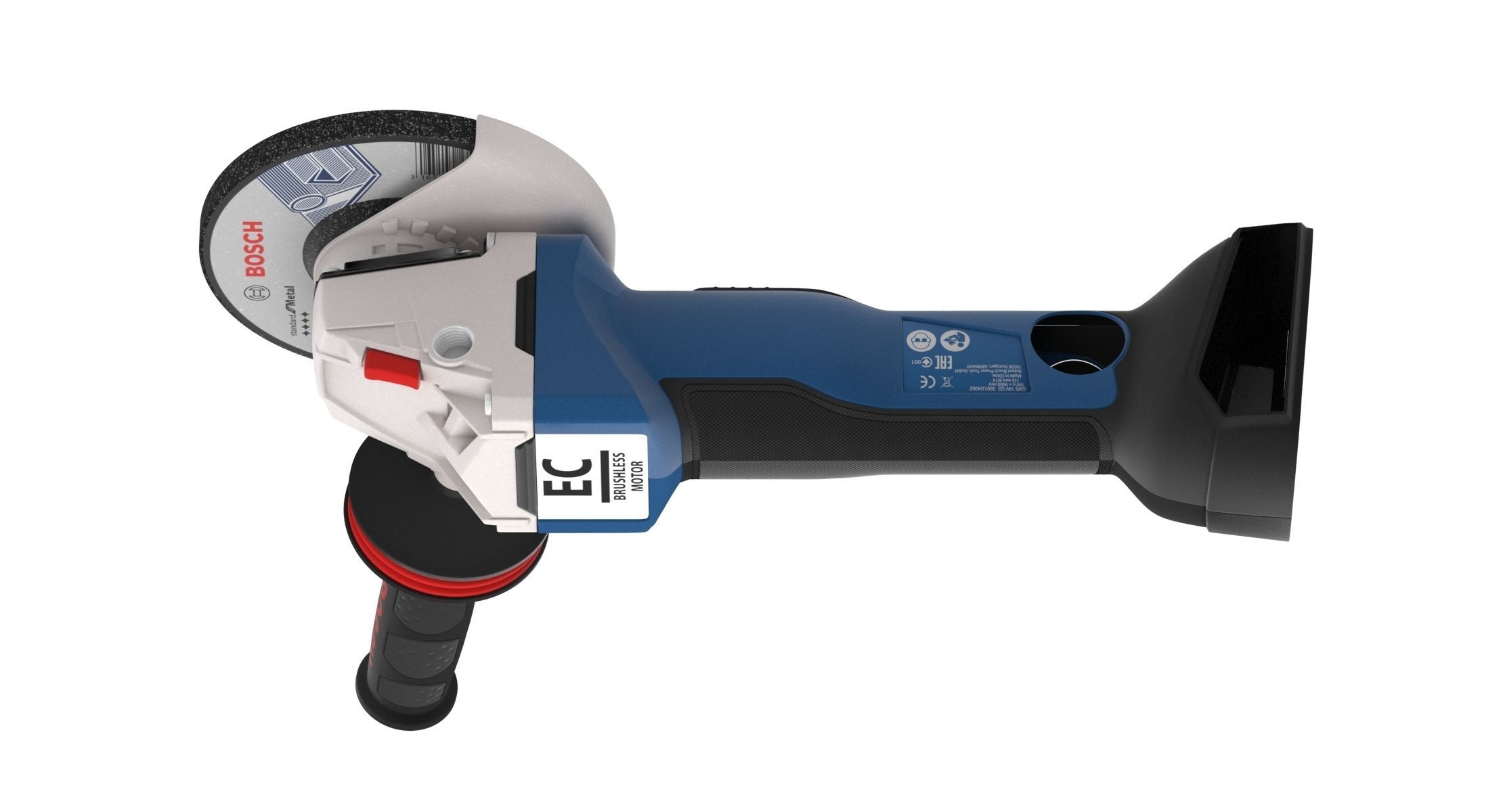 Cordless Angle Grinder GWS 3D model_7