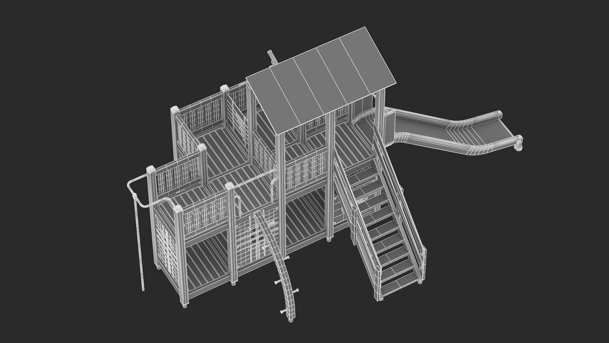 Lappset Farm House 3D model_14