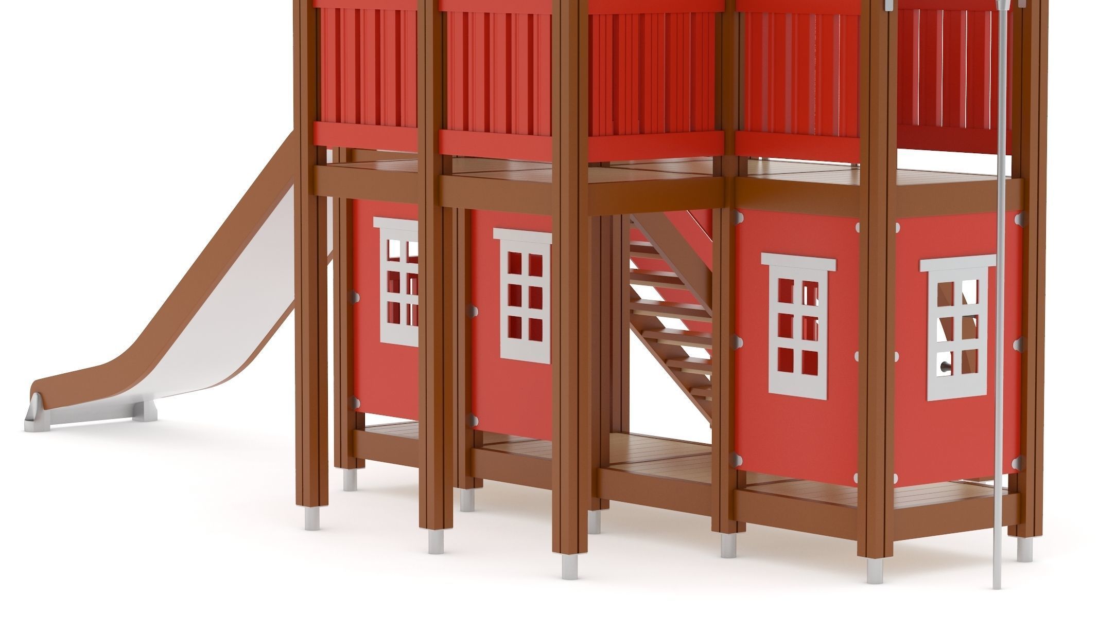 Lappset Farm House 3D model_6