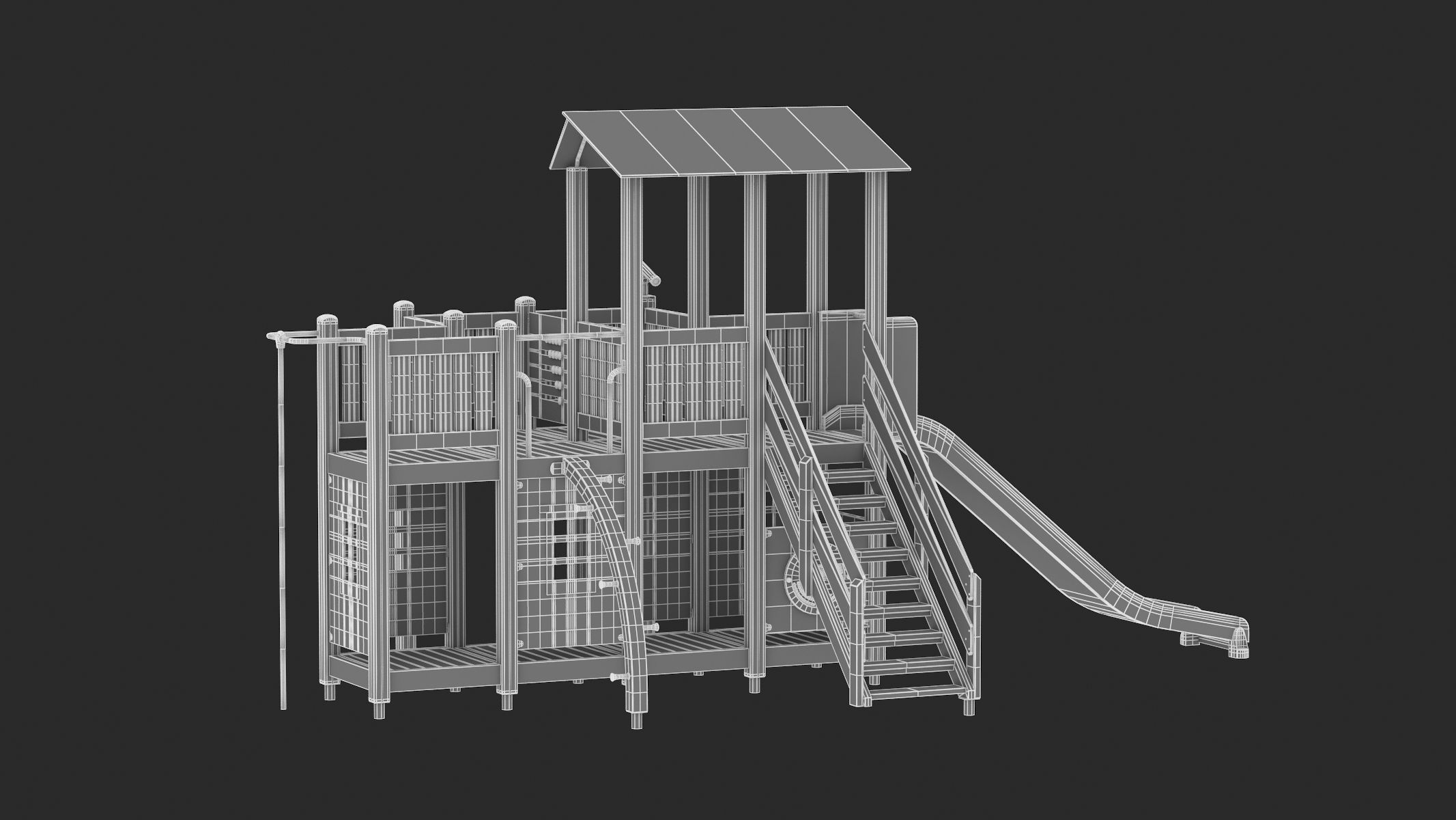 Lappset Farm House 3D model_10