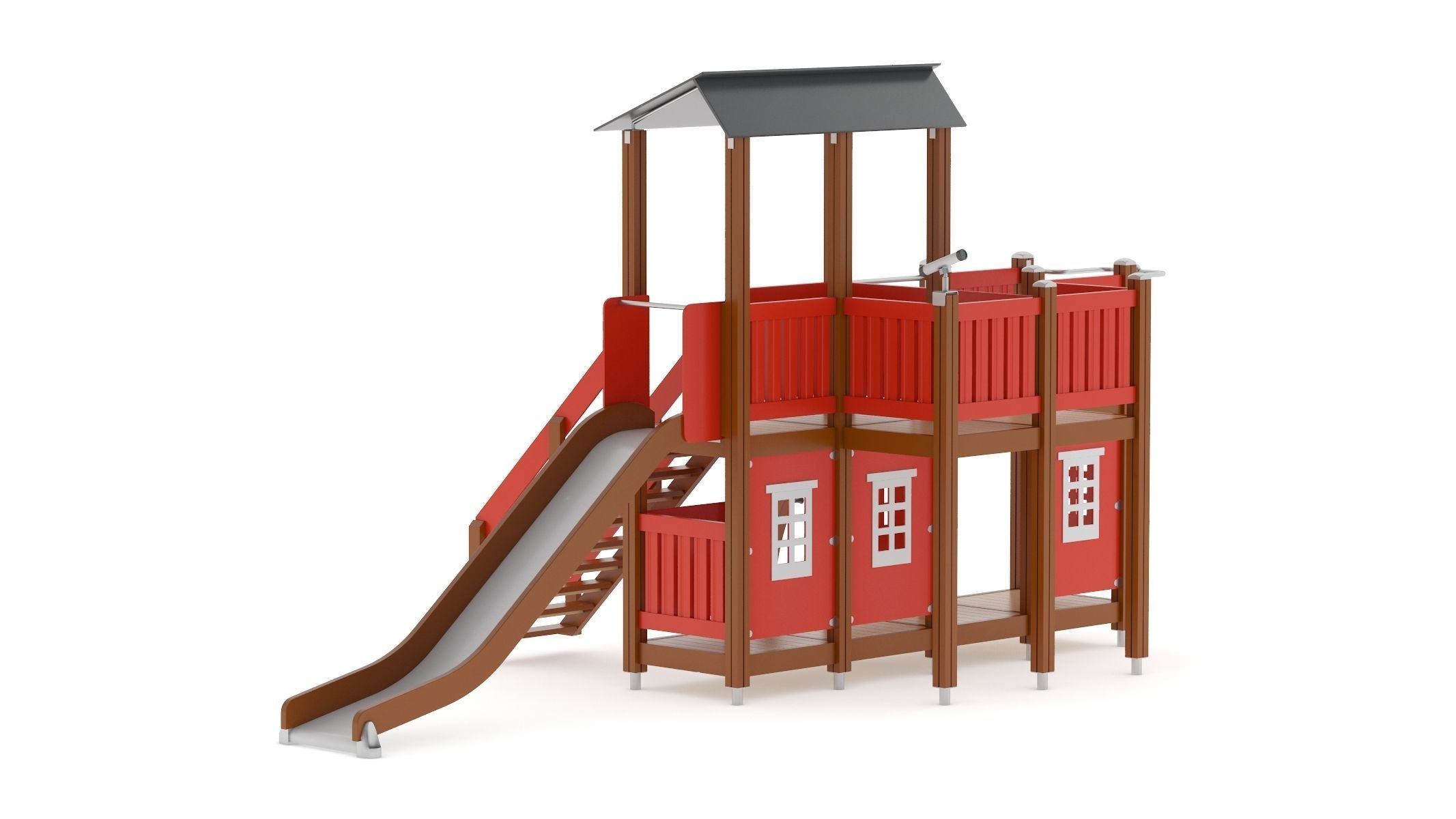 Lappset Farm House 3D model_2