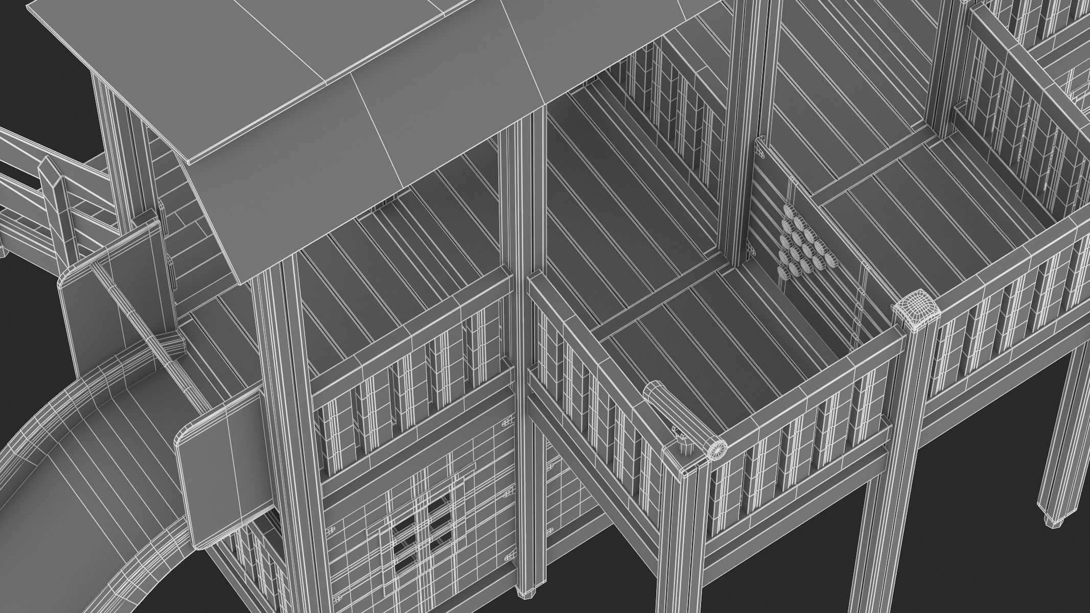 Lappset Farm House 3D model_19