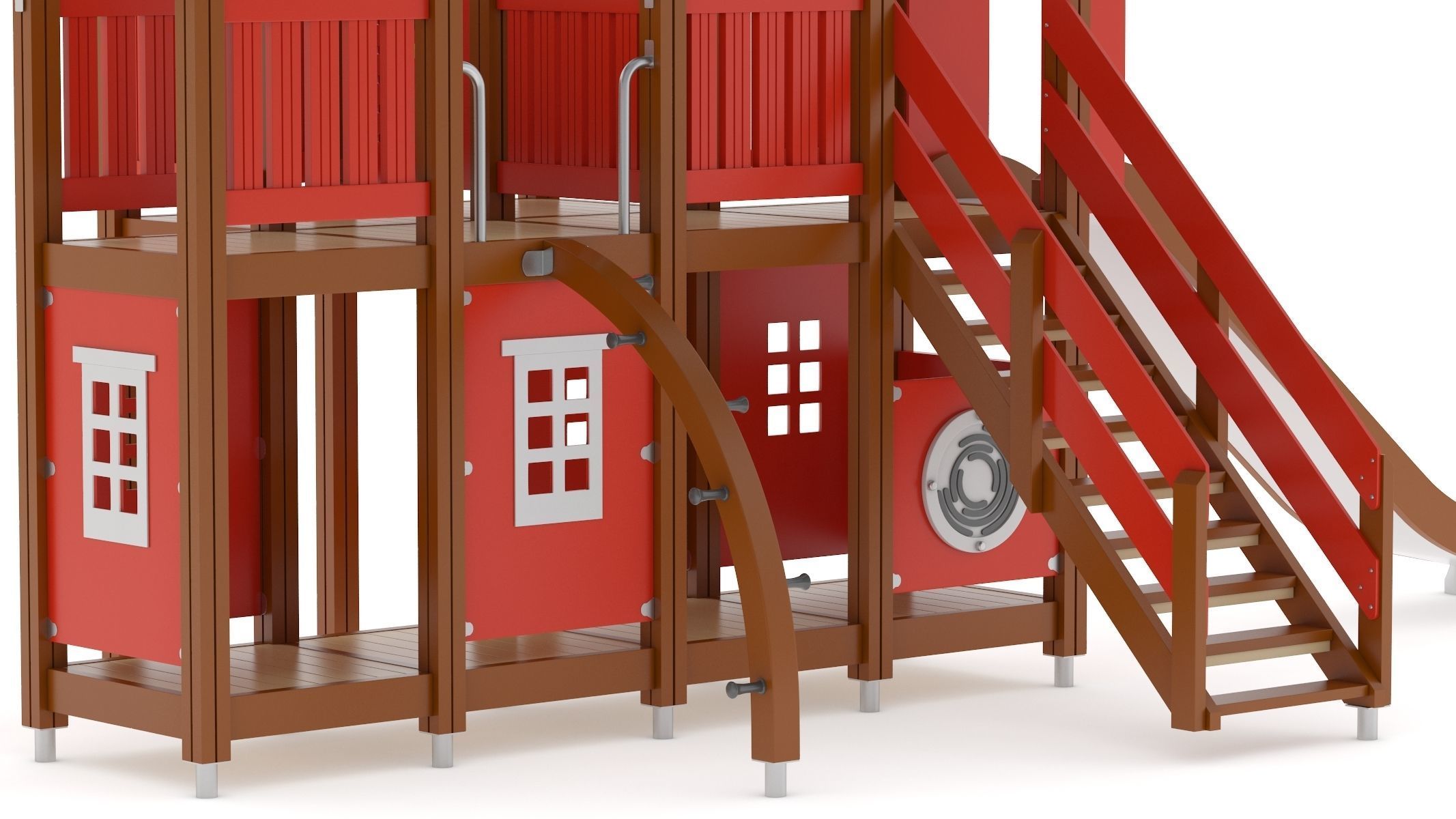 Lappset Farm House 3D model_5