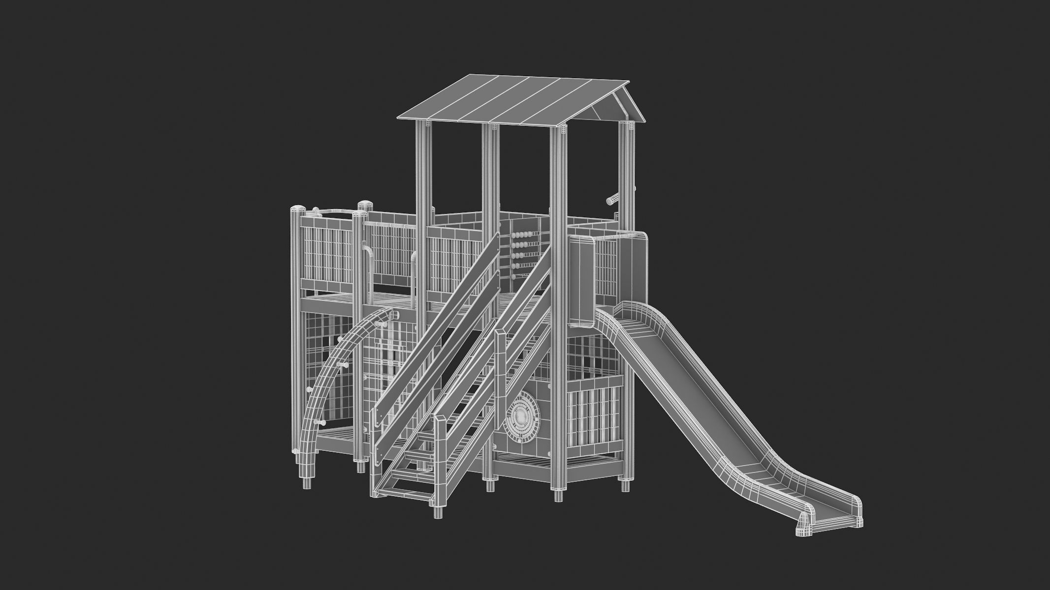 Lappset Farm House 3D model_13