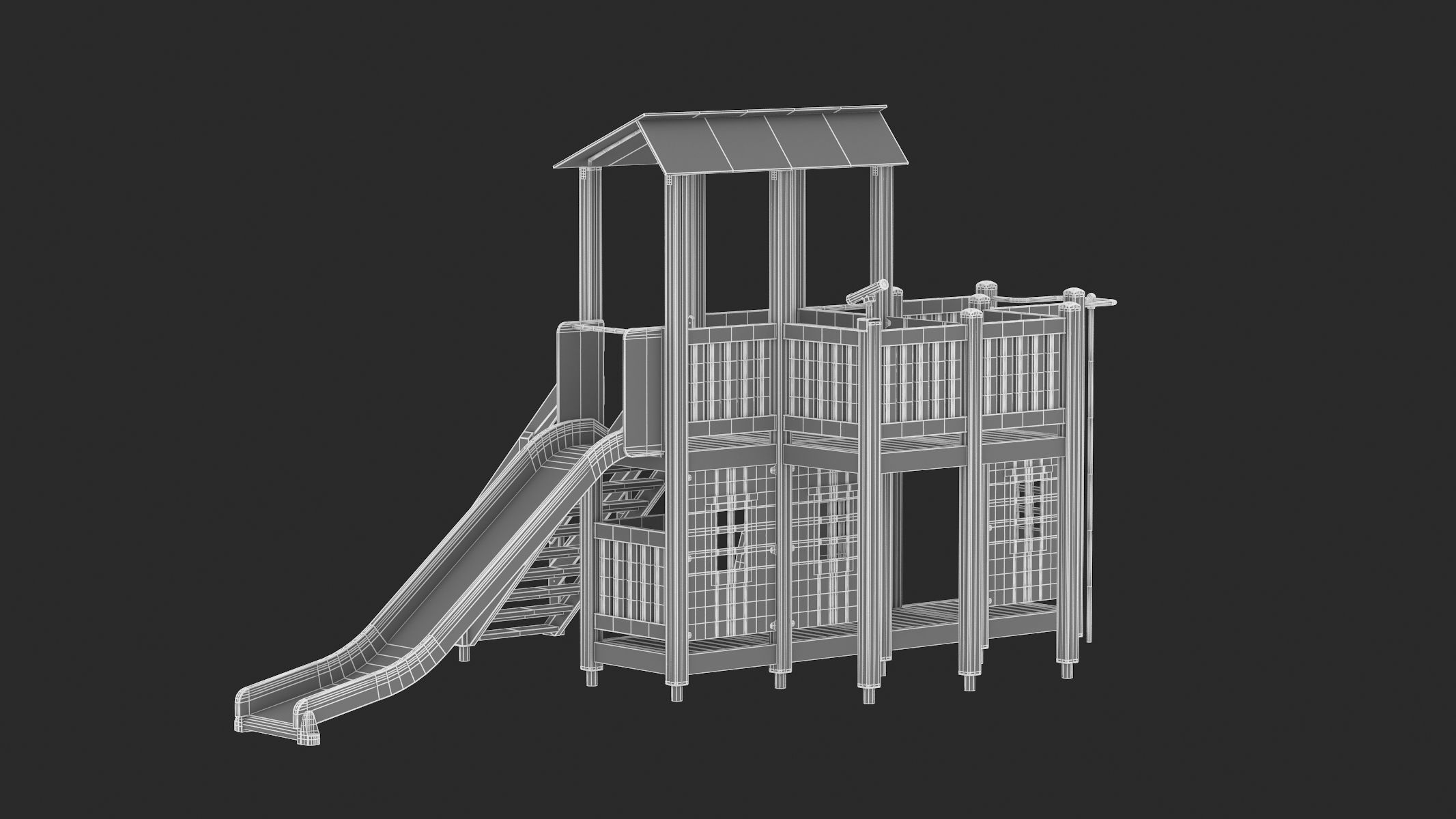 Lappset Farm House 3D model_12