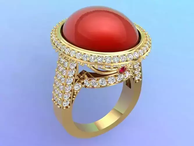 Gemstone Rings - Oval stone ring - Womens Rings