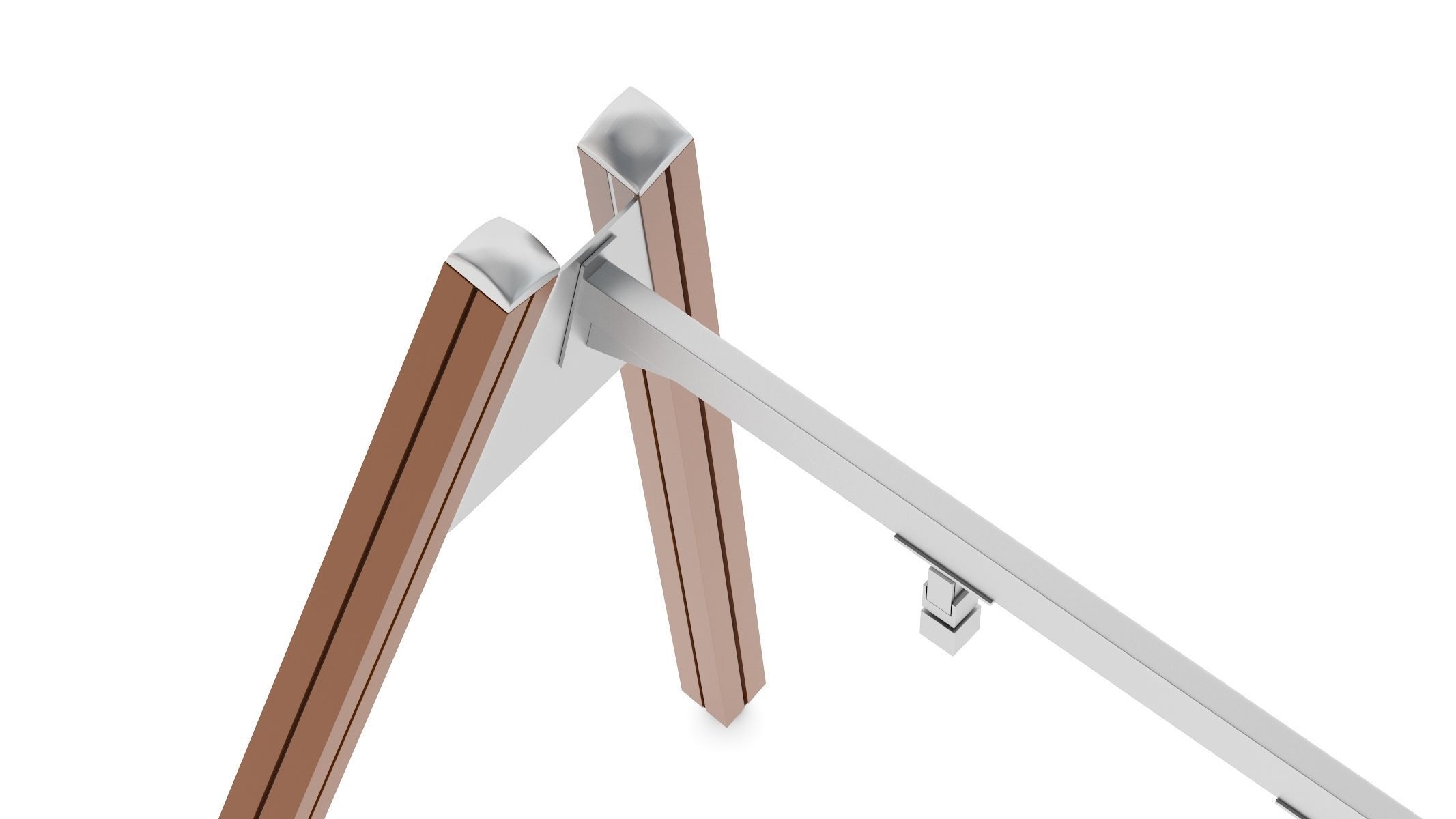 Lappset Swing Frame Low 3D model_4