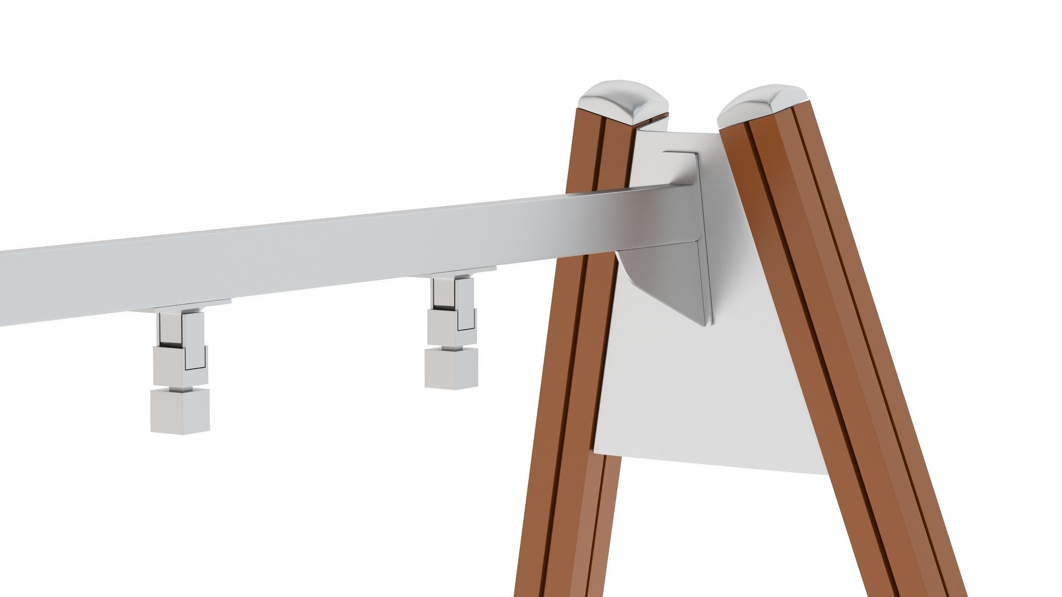 Lappset Swing Frame Low 3D model_3