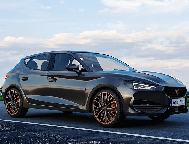 Cupra Leon 2021 3D model