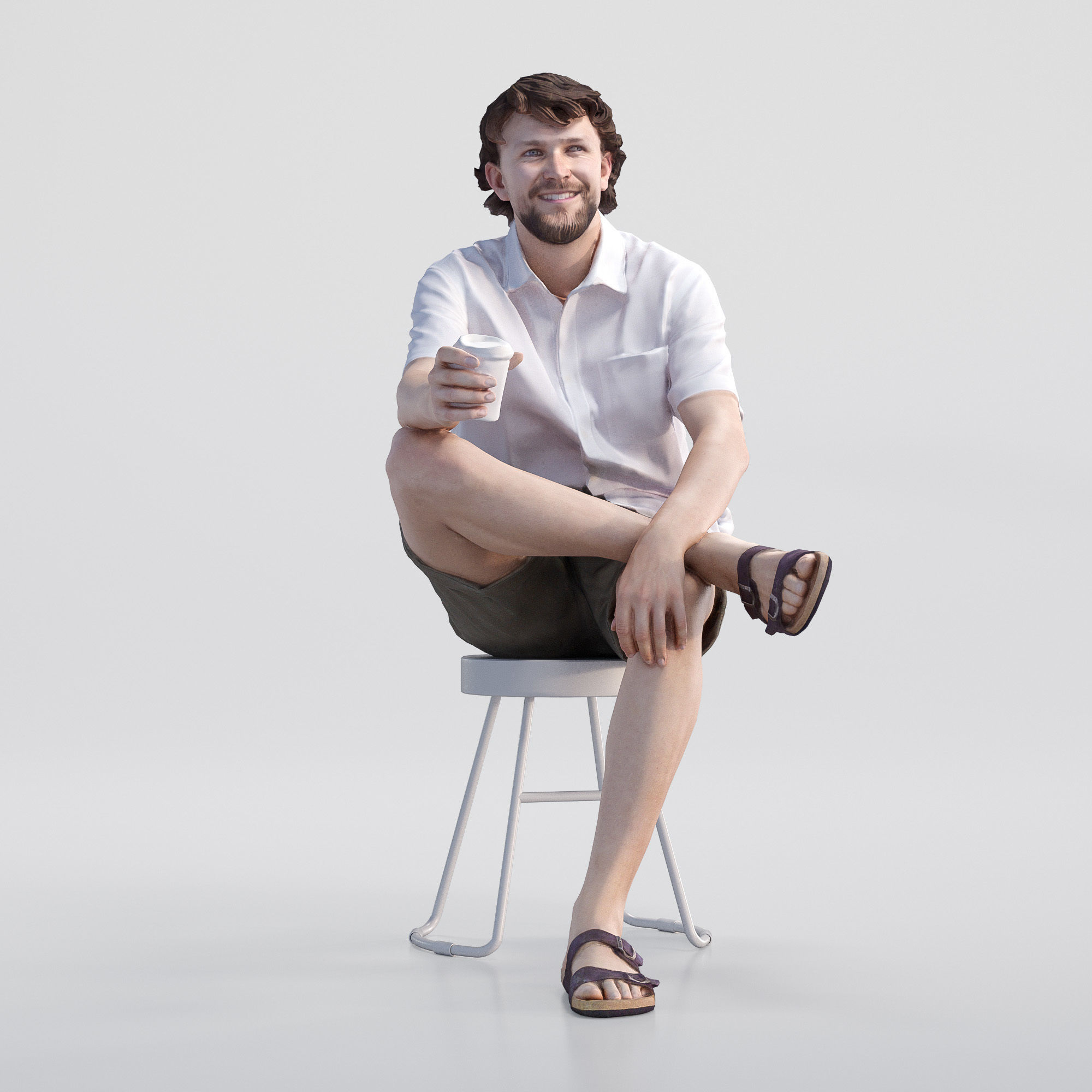 Bundle Casual 005 3D model_19