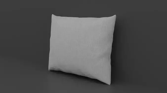 White Frabic Pillow