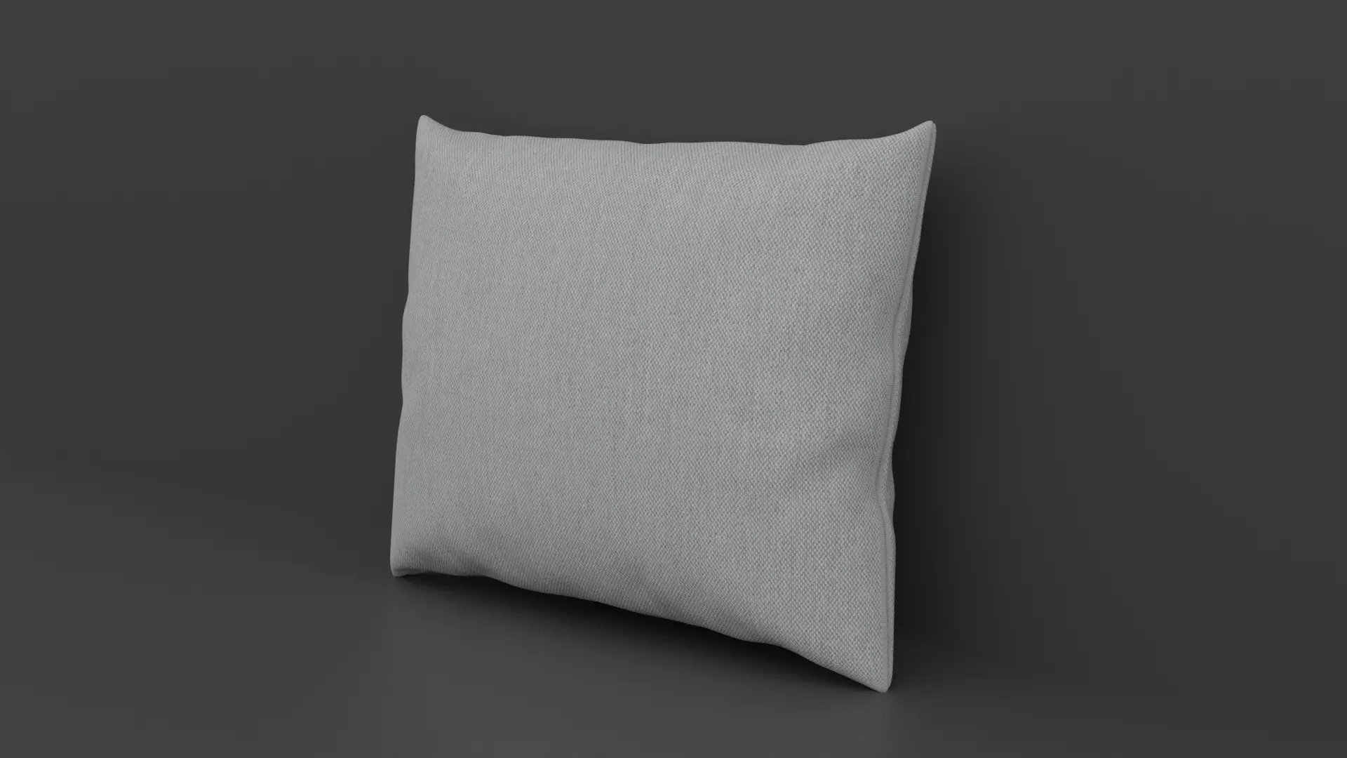 White Frabic Pillow Free 3D model