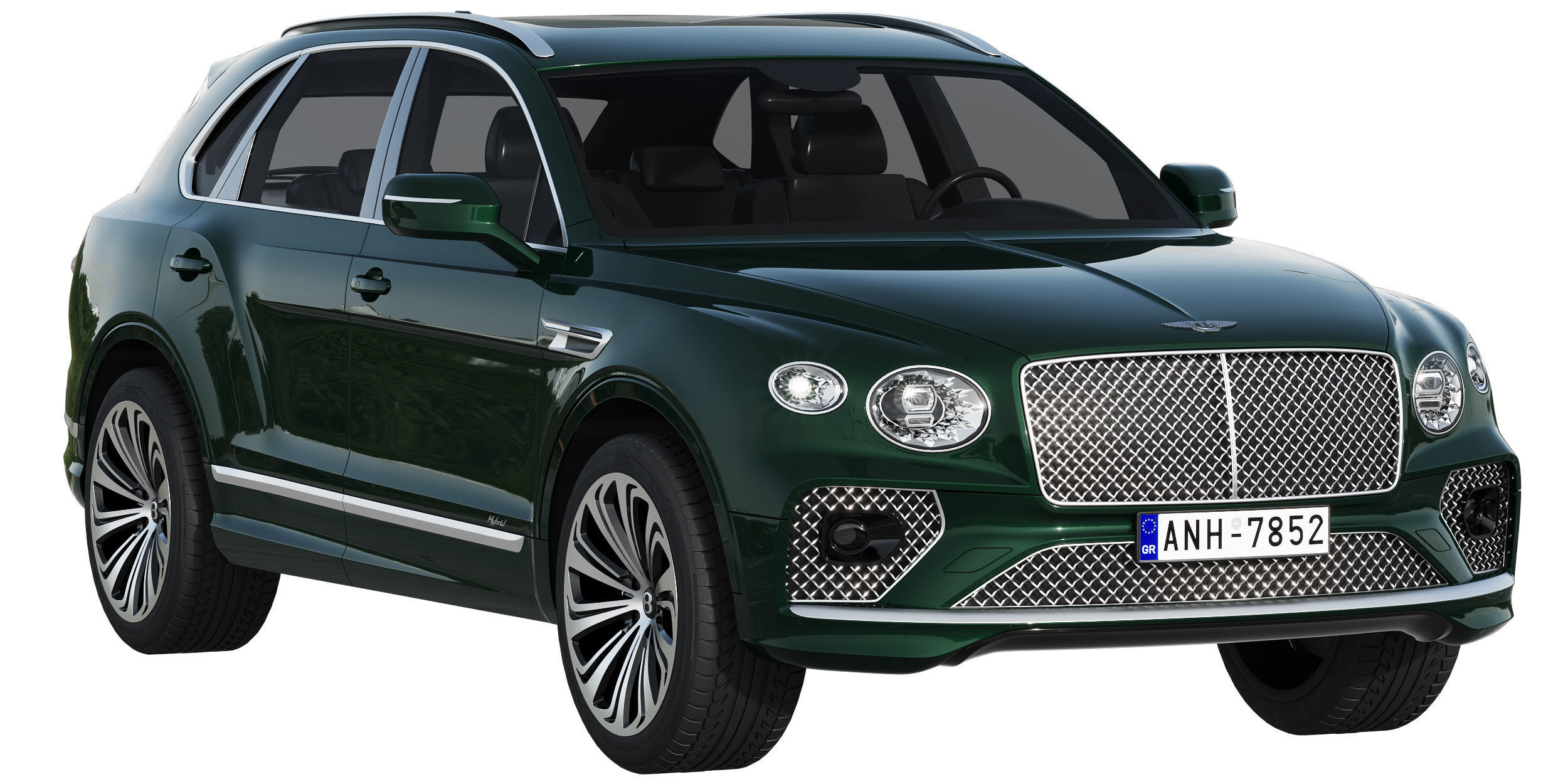 Bentley Bentayga Hybrid 2021 3D model_1