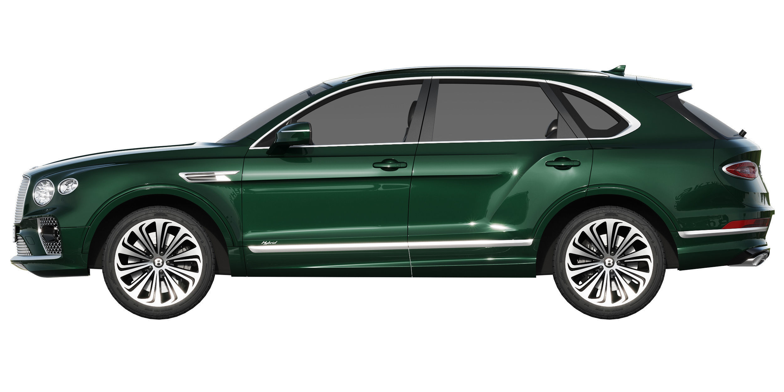 Bentley Bentayga Hybrid 2021 3D model_5