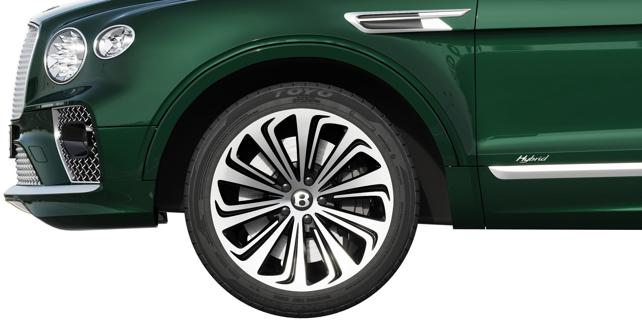 Bentley Bentayga Hybrid 2021 3D model_9