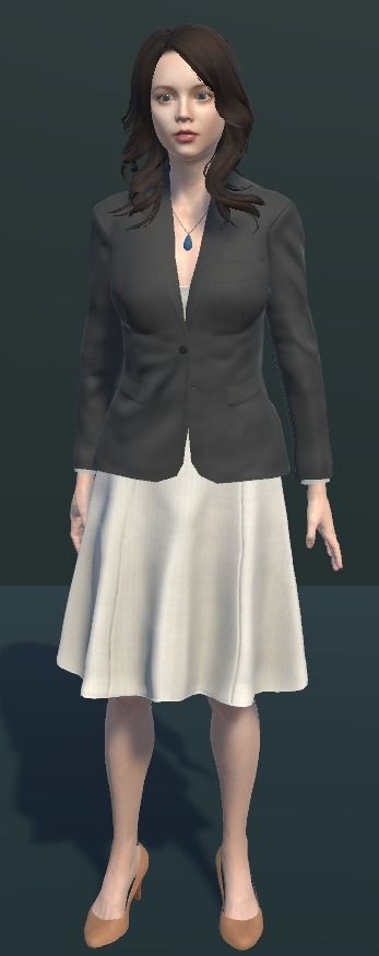 Unity Digital Human RH012 Free 3D model_11