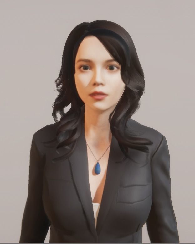 Unity Digital Human RH012 Free 3D model_13