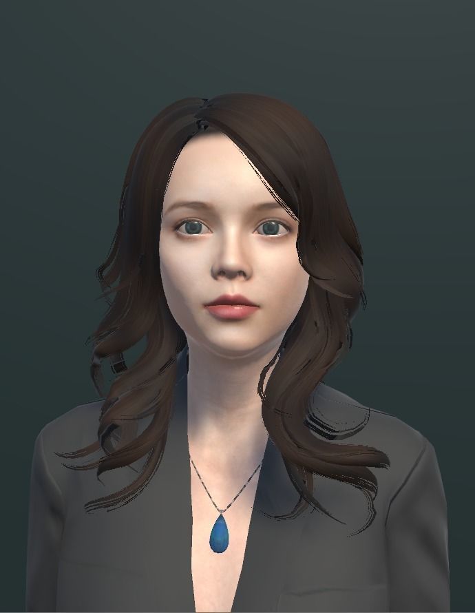 Unity Digital Human RH012 Free 3D model_12