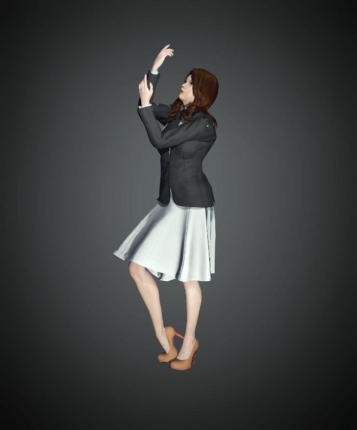 Unity Digital Human RH012 Free 3D model_10