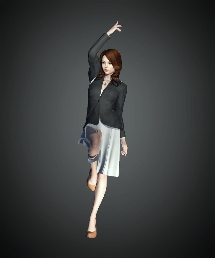 Unity Digital Human RH012 Free 3D model_6
