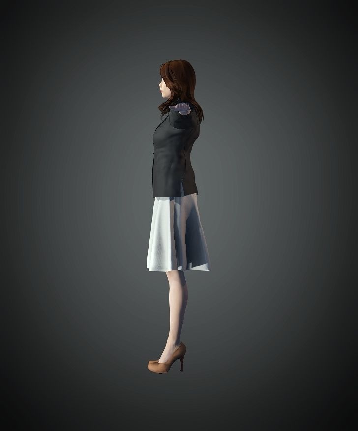 Unity Digital Human RH012 Free 3D model_3