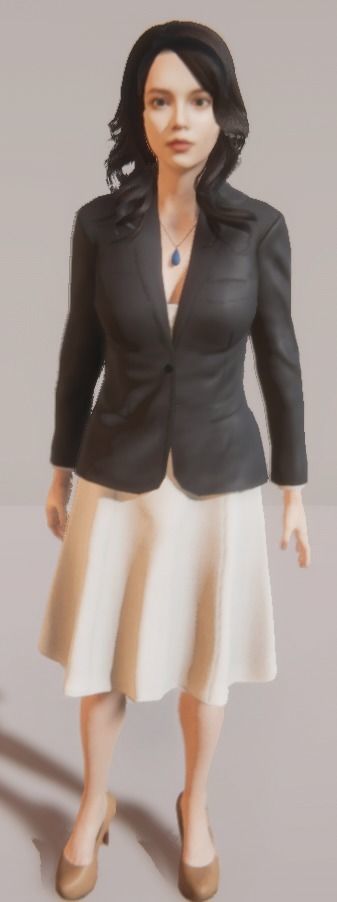 Unity Digital Human RH012 Free 3D model_14