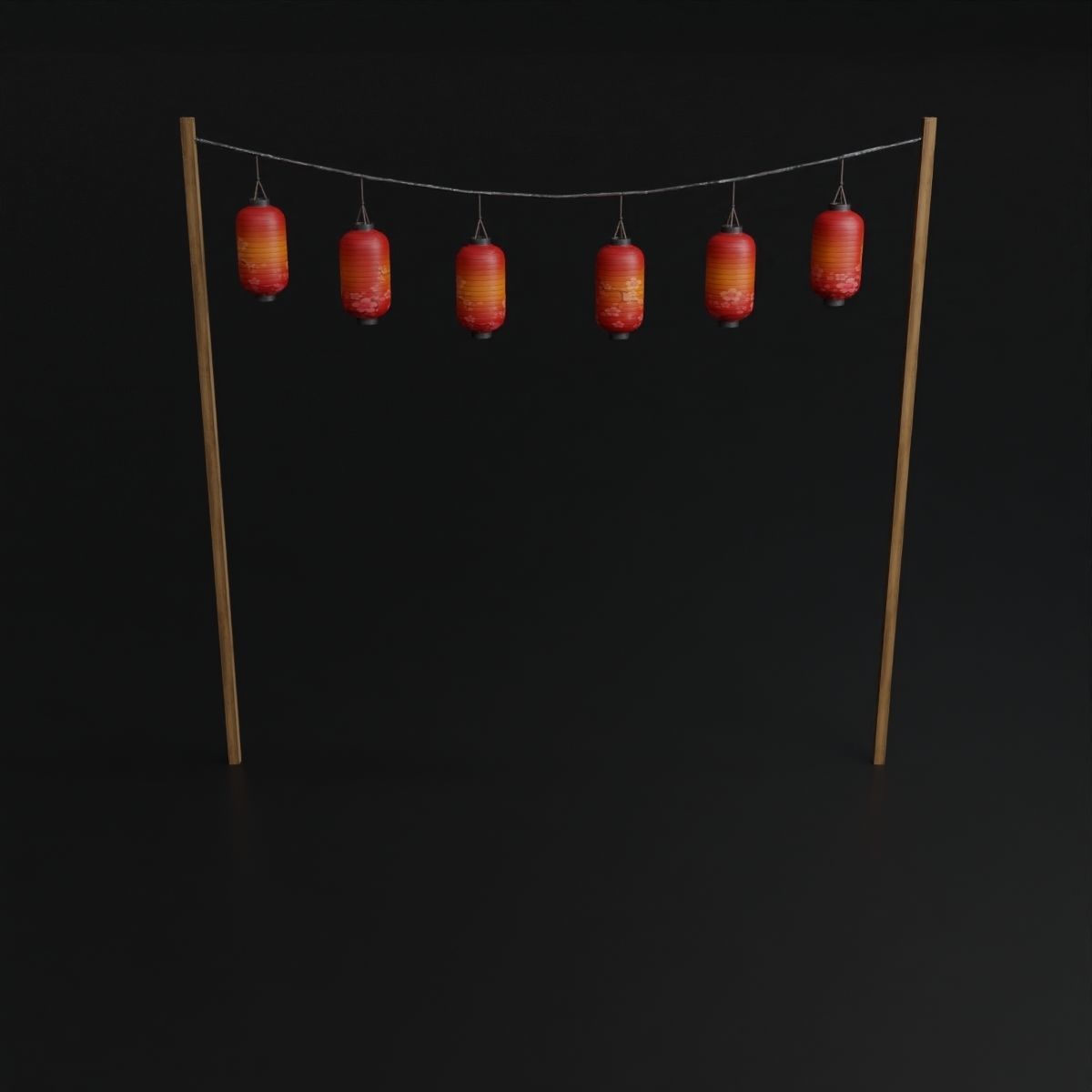 JAPANESE BUILDING PACK AND PROPS 3D Model Collection_16