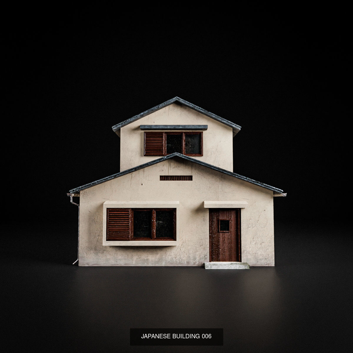 JAPANESE BUILDING PACK AND PROPS 3D Model Collection_7