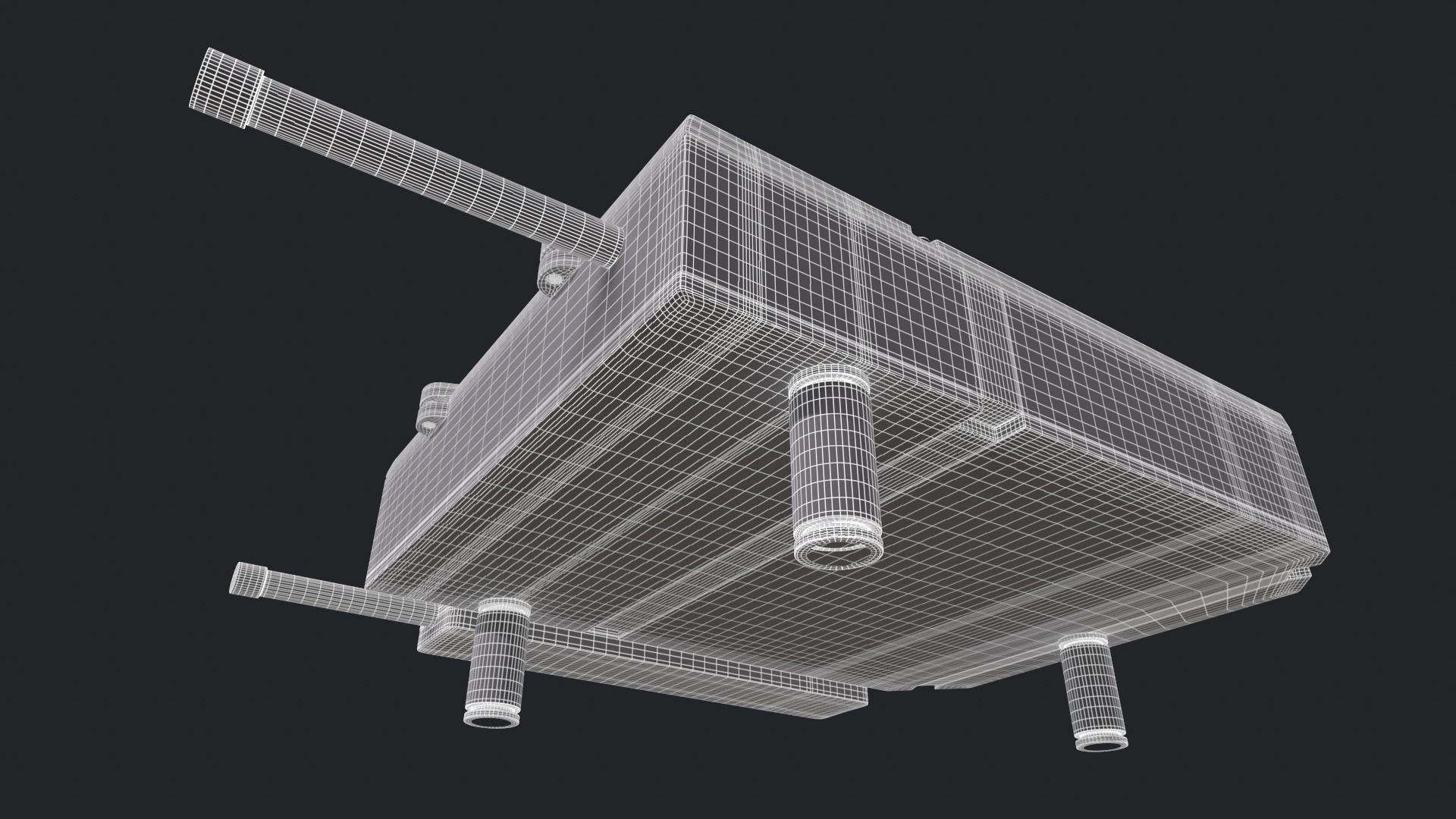 Crane Control 3D model_16
