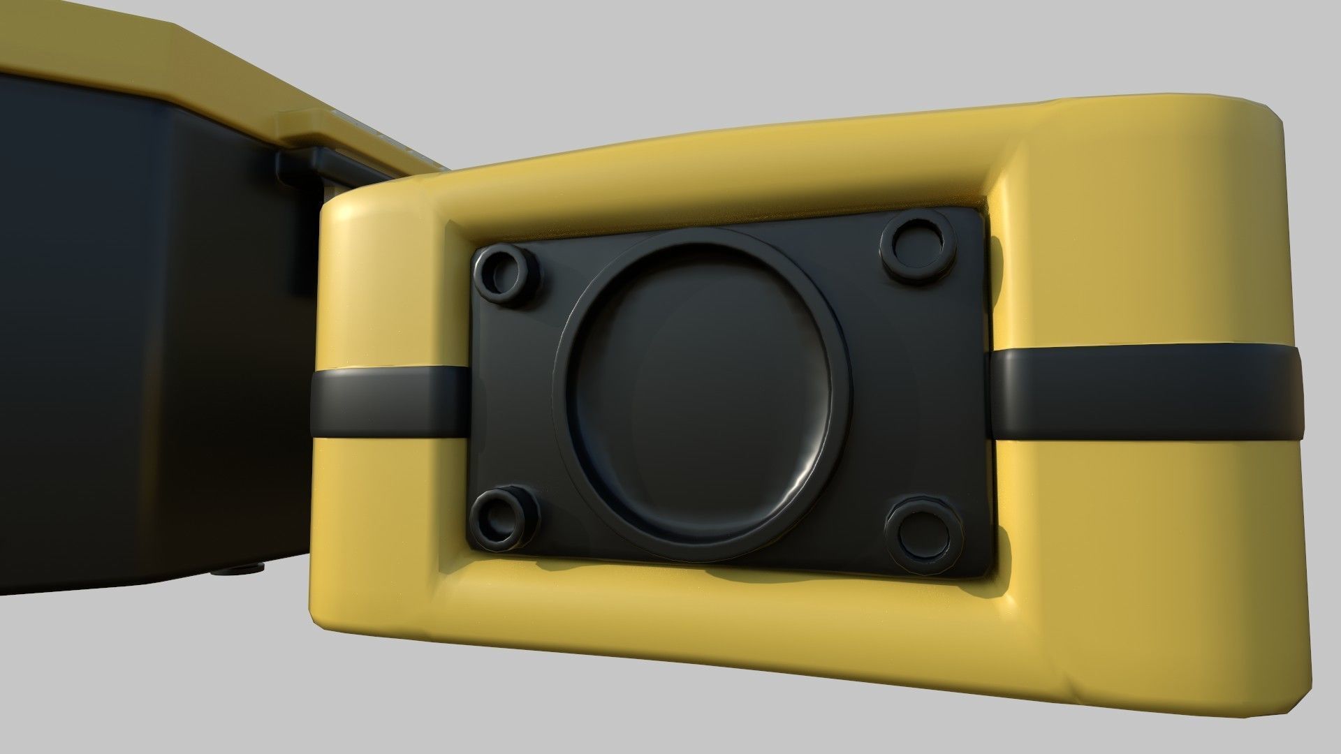 Crane Control 3D model_7