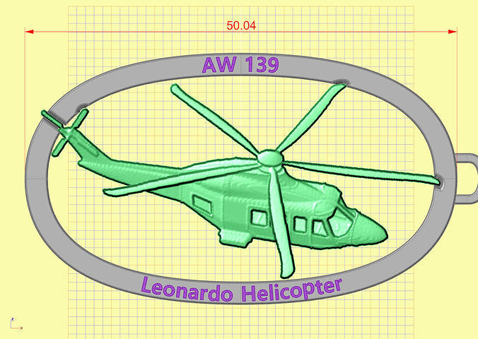 Leonardo Helicopter 3D print model