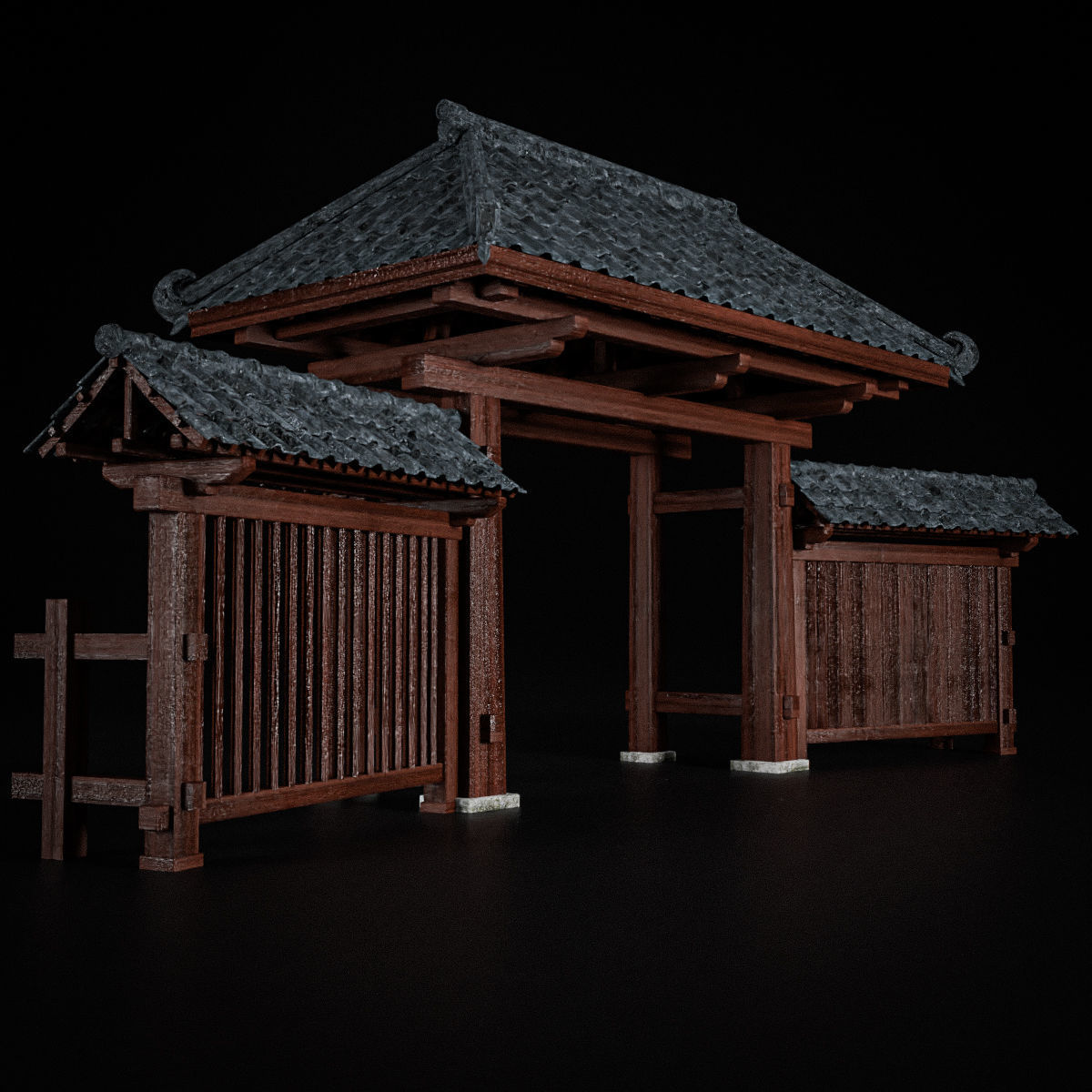 JAPANESE TRADITIONAL BUILDING AND ENVIRONMENT PACK 3D Model Collection_33